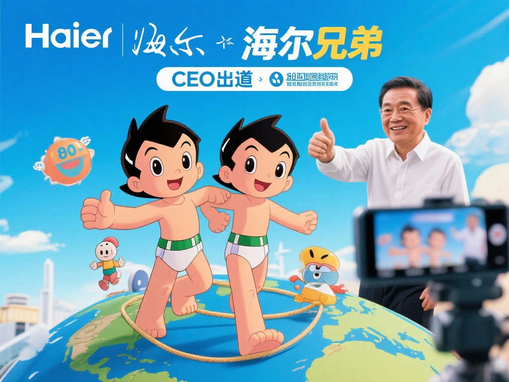 CEO亲自上阵,海尔兄弟能否成为互联网顶流? CEO亲自上阵,海尔兄弟能否成为互联网顶流?